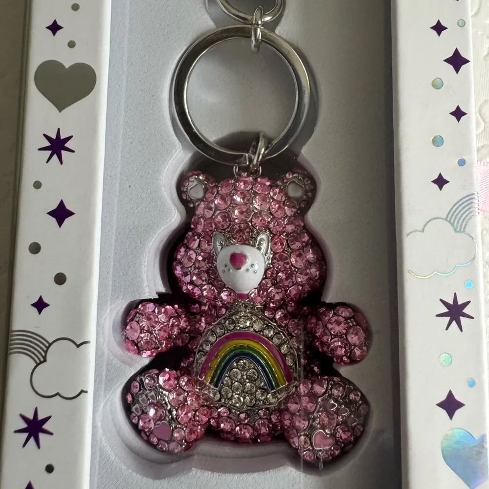 Care Bears Cheer Bling Keychain